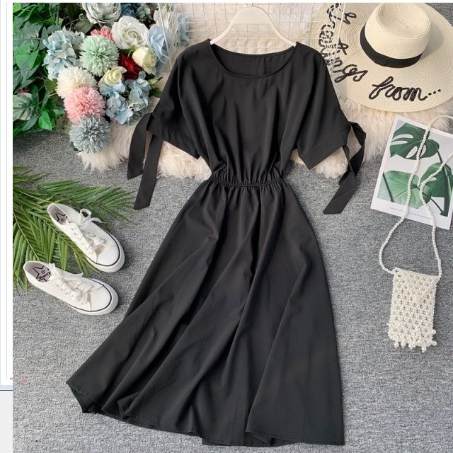 夏物ワンピース ロングワンピース 夏 レディース マキシワンピース ロング コットン 綿 ワンピース ウエストゴム 半袖 夏物 マキシワンピ Basecamp49