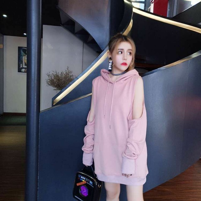 秋物 ワンピース スウェットワンピース オフショルワンピース ミニ丈ワンピース パーカー フーディ 長袖 お出掛け デート Magnifique