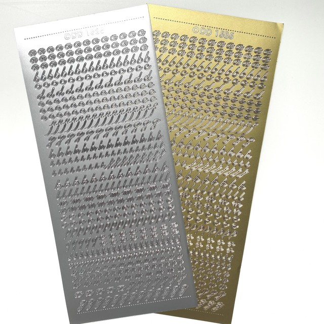 アルファベットシール 筆記体 Sol