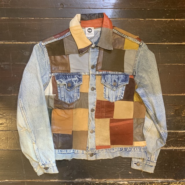 Re Denim Levi S リーバイス トラッカージャケット デニムジャケット リメイク Desert Snow Chiba