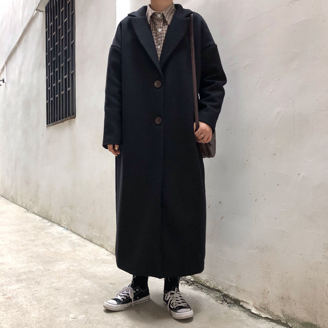 超ロング丈 スーパーロングコート オーバーサイズ ロングコート 超ロングコート ロング丈 マキシ丈 コート 起毛 アウター レディース 無地 秋冬 ブラック 黒 1340 Sayurio レディースアパレル ファッション プチプラ アラサー アラフォー