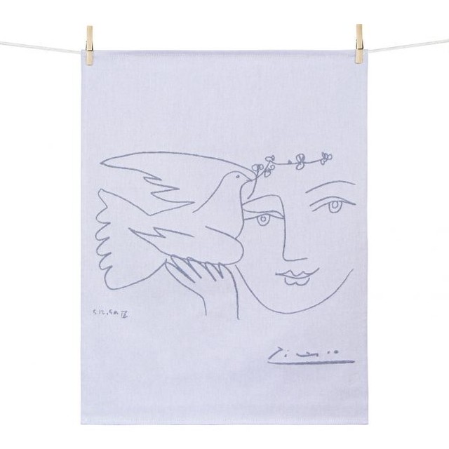 ティータオル Le Visage De La Paix 平和の顔 Tissage Moutet Picasso ピカソ O Rose Online Store