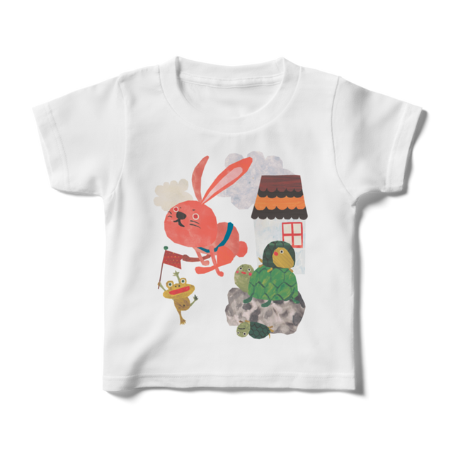 前面プリントイラストキッズtシャツ オサルブラザーズ 2 580 前面プリントイラストtシャツ オサルブラザーズ 2 980 前面プリントイラストキッズtシャツ うさぎのつみき 2 580 前面プリントイラストtシャツ うさぎのつみき 2 980