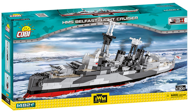 Cobi 41 軽巡洋艦hmsベルファスト Hms Belfast 1 300 Scale ミリタリーブロック公式オンラインショップ Militaryblock Official Online Shop