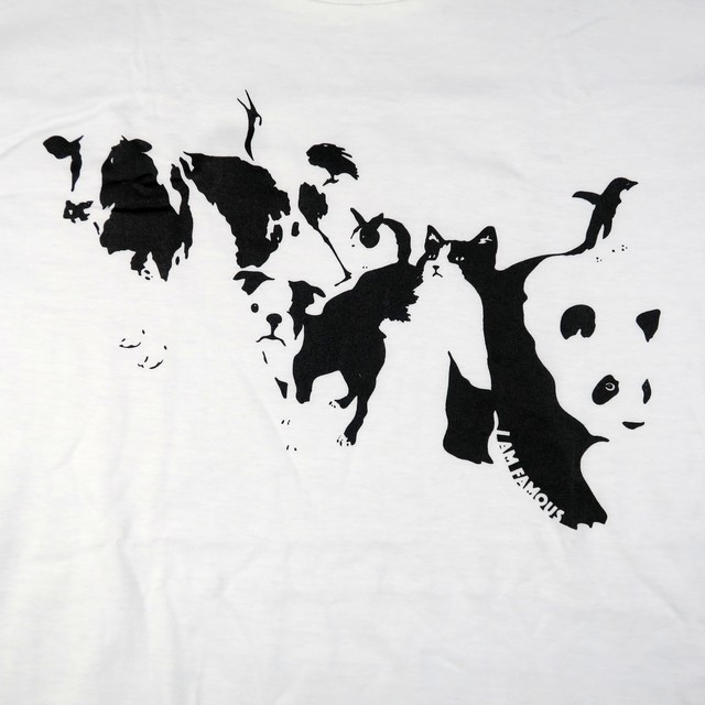 白と黒模様を持った動物が大集合 ブラック ホワイトアニマル Tシャツ World Design Connect ワールド デザイン コネクト Wdc