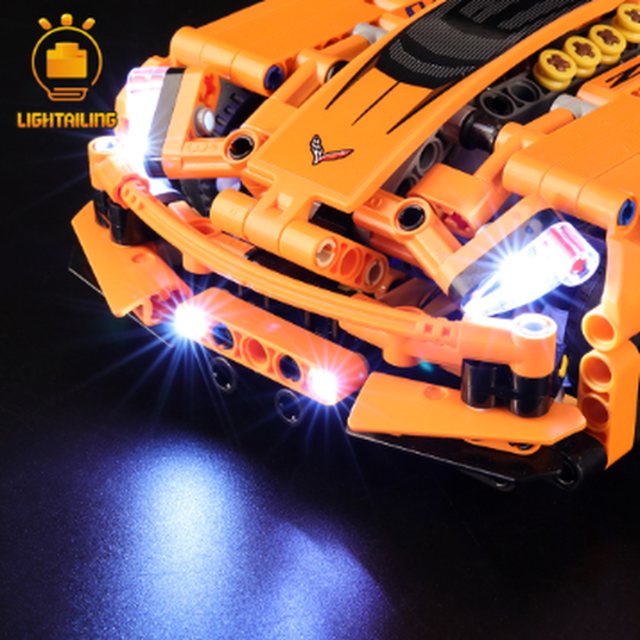Ledライトキット レゴ 493 シボレー コルベット Zr1 互換 車 ライトアップ バッテリーボックス付き アップグレード レゴ互換 Happy Hobby あなたのベストが見つかるお店