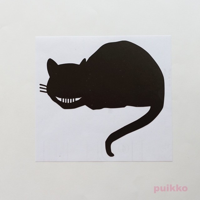 ステッカー 不思議の国のアリス チェシャ猫 Puikko
