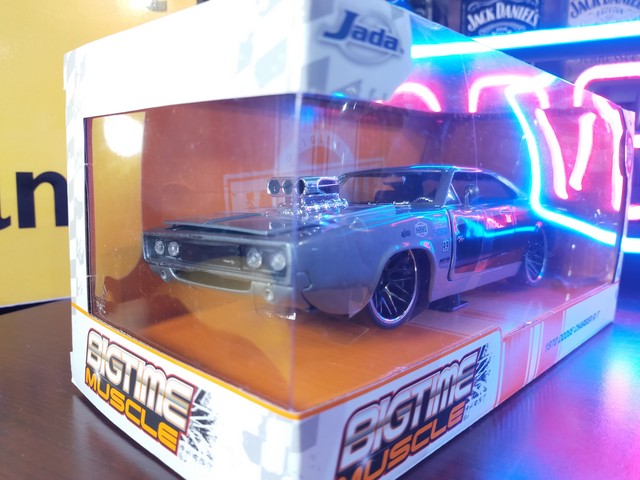 アメ車ミニカー 70 Dodge チャージャーr T Gy 1 24サイズ 新品 箱のまま マンケーブストア Man Cave Store ガレージ アメリカン雑貨 ホットドッグ 美容室