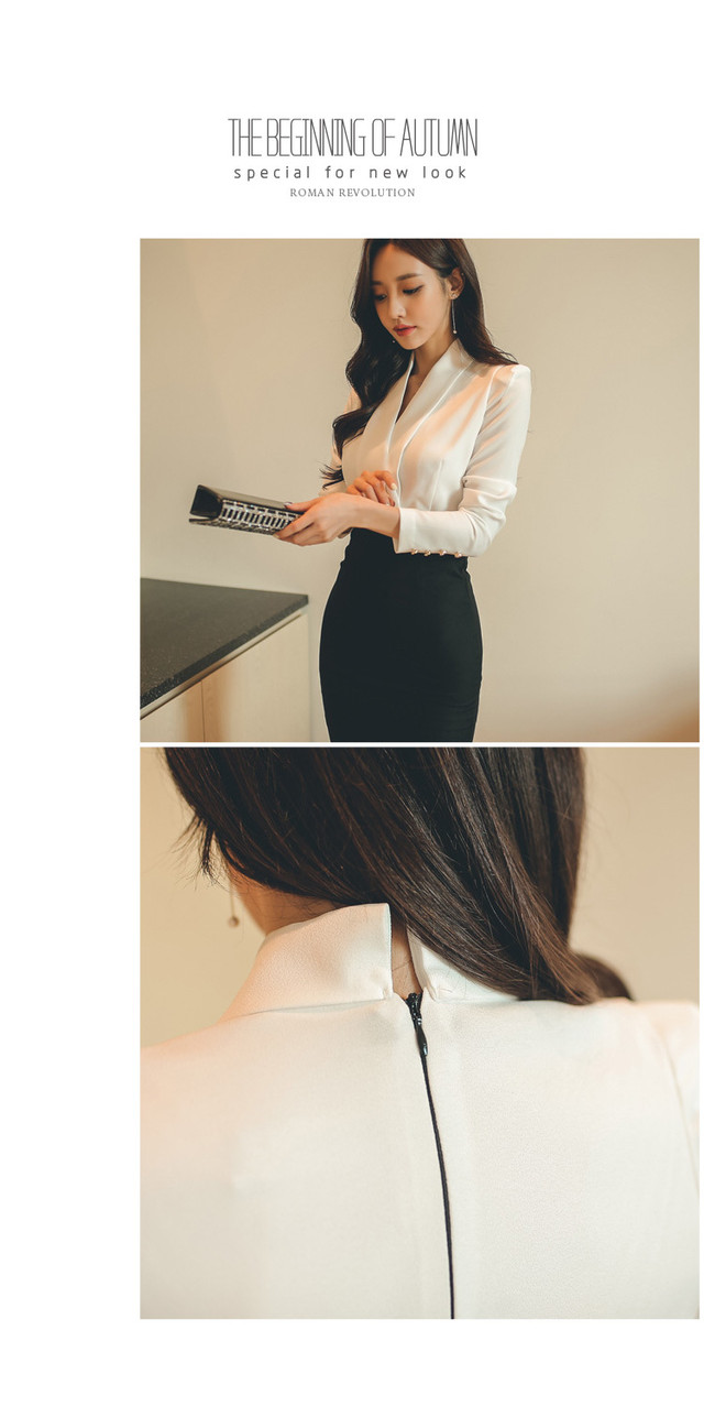 大人 Ol 通勤 オフィスコーデ お呼ばれ ミディアム 長袖 Vネック タイト ミモレ丈 無地 ワンピース Tyk0990 Apparelshop Shion 幸音