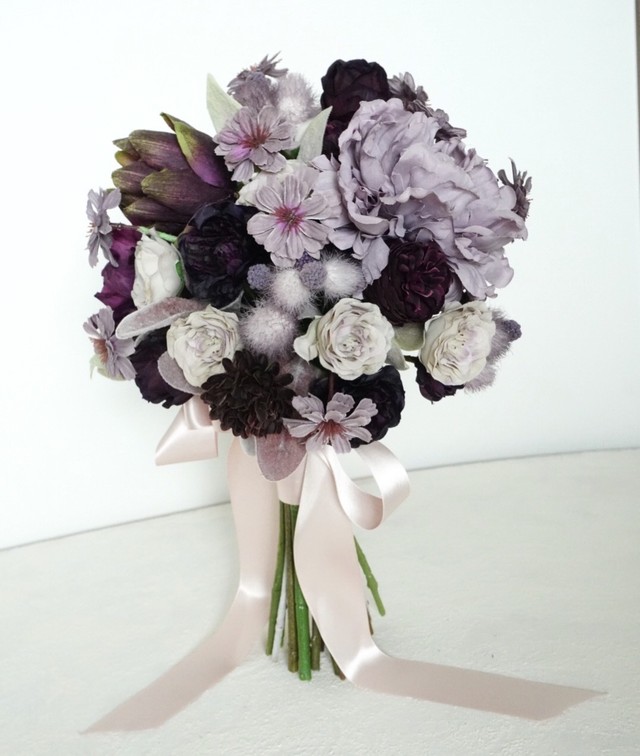 グリーンボールブーケ Atelier Towa ウェディングブーケショップ