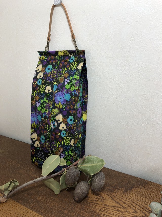 2way 汚れに強い ボックスティッシュカバー リバティ スモール アーティスツ ブルーム パープル Reco Liberty Art Museum