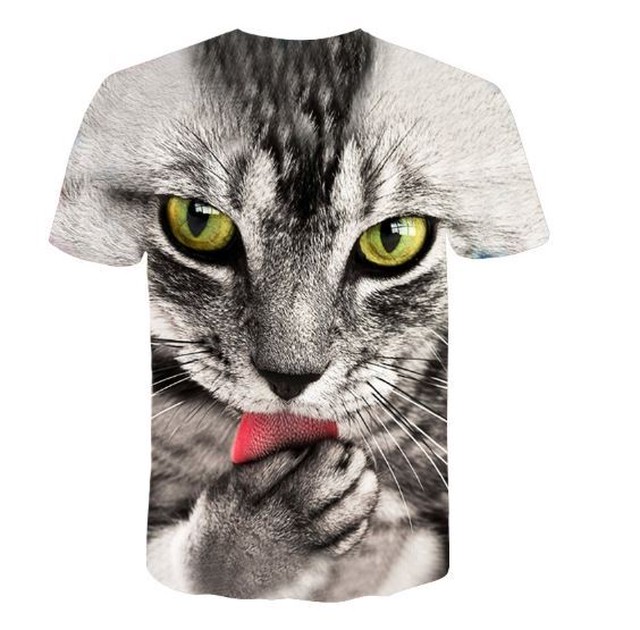 アメショーがリアルなレディースｔシャツ 猫グッズ 猫雑貨通販 にゃん処