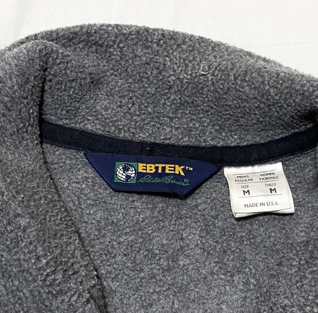 Eddie Bauer Ebtek ヘンリーネックフリースジャケット Banca