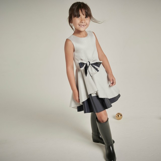 【NEW】LILY OCCASION DRESS SILVER SPARKLE DIAMONDS = JESSIE AND JAMES =