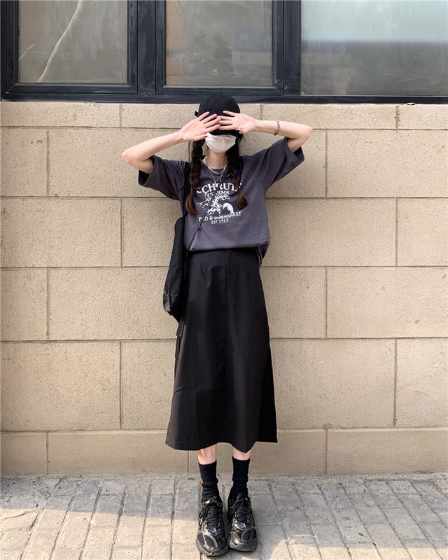トップス Tシャツ クルーネック 半袖 オーバーサイズ ビッグシルエット ロゴ プリント カジュアル ストリート ボーイッシュ メンズライク 春 夏 Pa531 Mahha Planet