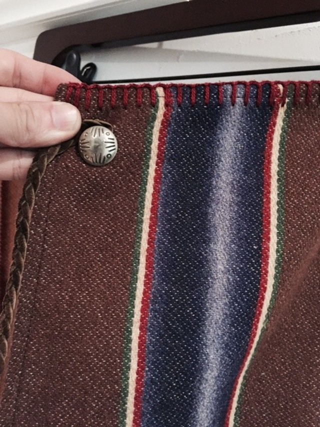 Usa製 Polo Country ネイティブ柄 巻きスカート Sega Ru