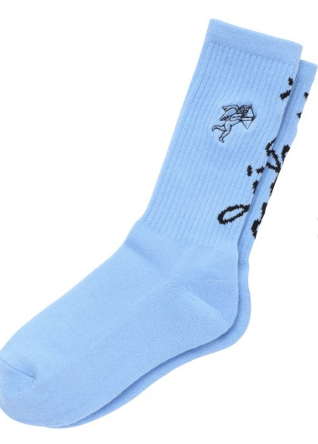 X Girl Cursive Logo Rib Socks ロゴ ソックス 靴下 くつ下 Xgirl Xg エックスガール Inception