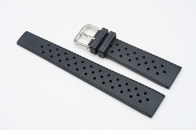 ヴィンテージ トロピック Vintage Toropic 復刻ラバーベルト ブラック 黒 mm 腕時計ベルト 時計ベルト 腕時計用品専門店 Grit Shop