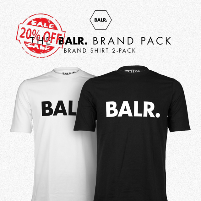 Balr ボーラー Tシャツ２枚セット ブラック ホワイト Tomi