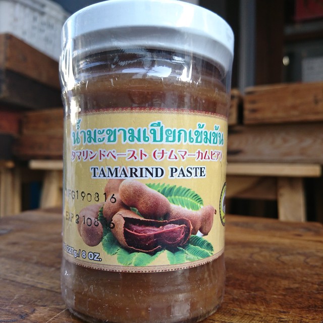 タマリンドペースト瓶 Lサイズ Tamarind Paste Kanokwan น ำมะขามเป ยก กาญจนา ใหญ 445g Asian Marche アジアン マルシェ