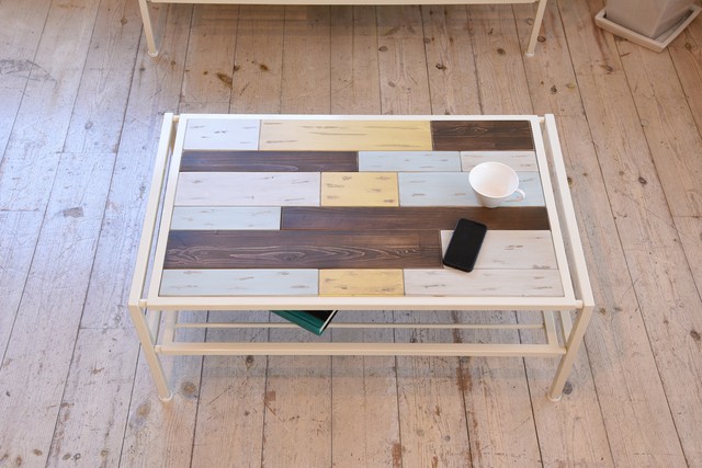 Shabby Chic Low Table / シャビーシックスタイル シャビーシック ローテーブル
