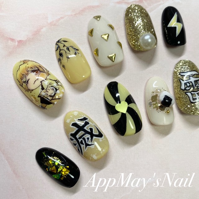 我妻善逸イメージ ネイルチップ Appmay Znail