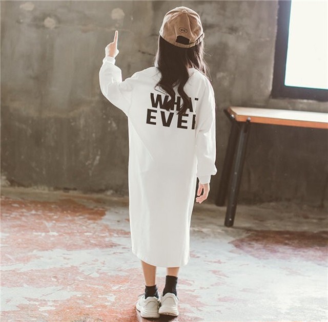 送料無料 ワンピース 女の子 春秋冬 子供 キッズ Tシャツワンピース カットソー 長袖ワンピース 膝丈 ひざ丈 チュニックワンピース ルームウェア Primarc