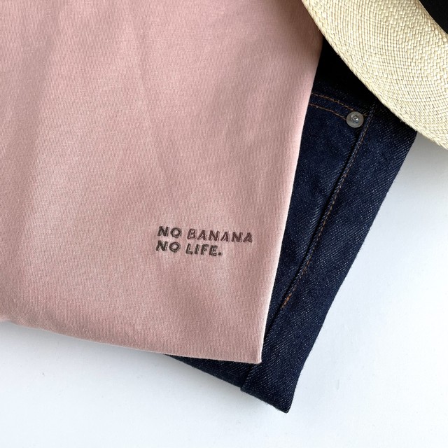 No Banana No Life Tシャツ くすみピンク Blue Banana ブルーバナナ 公式オンラインストア