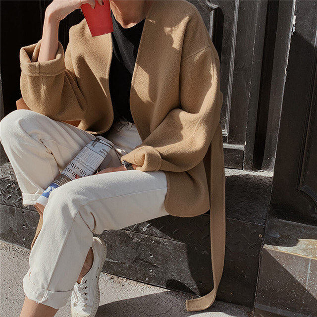 コート ノーカラーコート ウエストマーク ジャケット テーラードコート メルトンコート ショート丈 ノーカラー ミドル丈コート レディース 秋冬 防寒 アウター ウールタッチ Sumoa