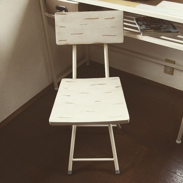 Shabby Chic Folder Chair / シャビーシックスタイル シャビーシック 折り畳みチェア