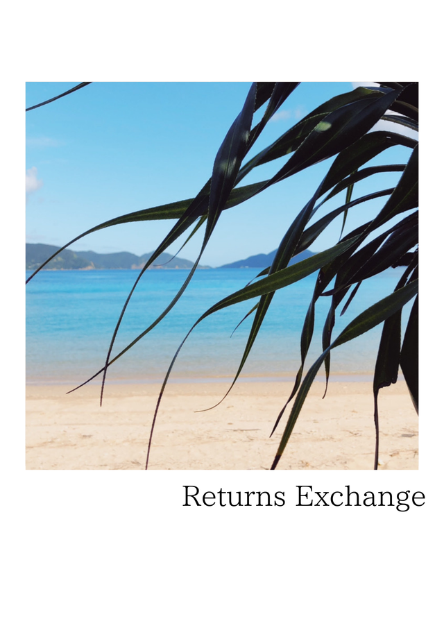 Returns Exchange 返品交換について