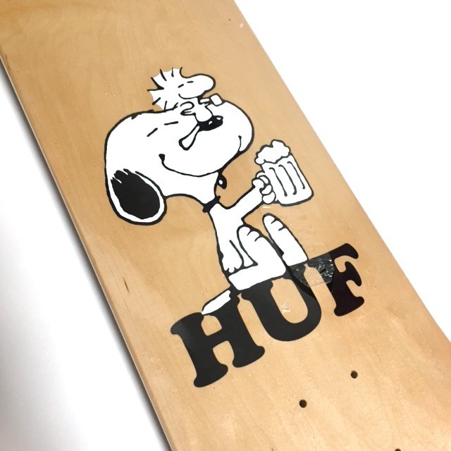 Huf X Peanuts 8 37 Skateboard Deck ハフ X ピーナッツ コラボ 8 37インチ スケートボード デッキ Pretzels Skateboard And Culture