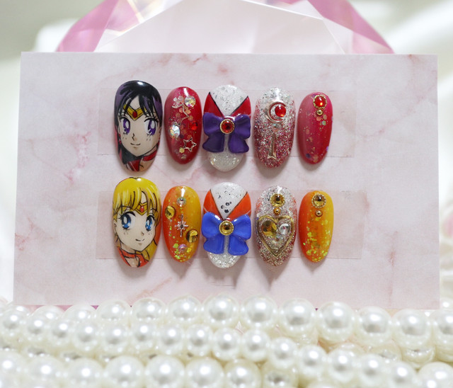 セーラームーン 痛ネイル Otsumami Nail