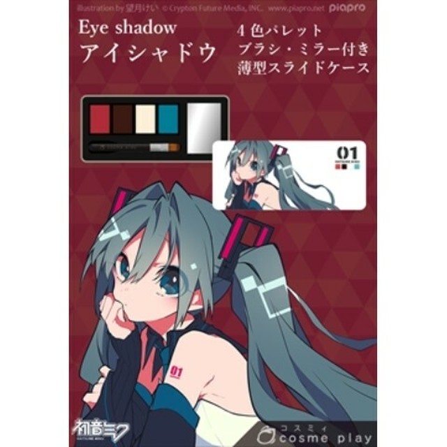 cosme play(コスミィ) 初音ミクシリーズ アイシャドウ4色パレット