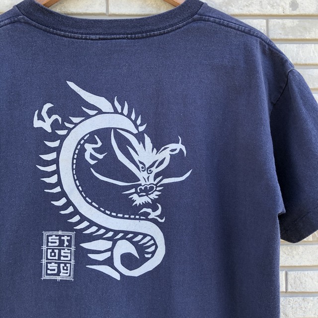 Usa製 Stussy ドラゴンプリント Tシャツ Taramake