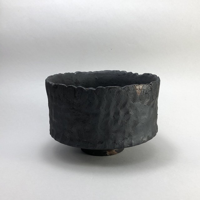 黒化粧手びねり鉢no 2 Antinomy Ceramics