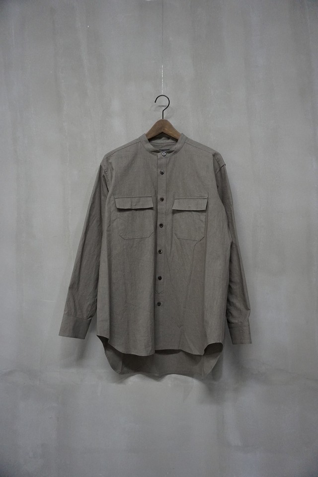 Slub Cloth Wide L/S Shirt