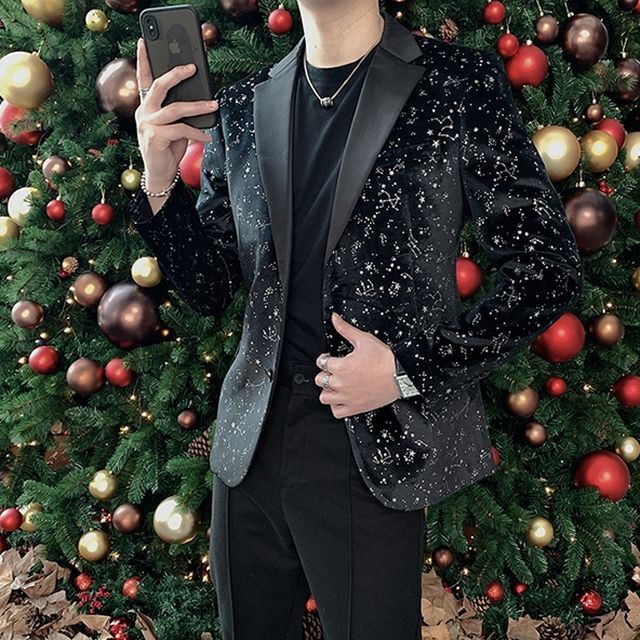 予約販売 ジャケット メンズ ブラック 黒 テーラードジャケット ドレスアップ シック こなれ感 お洒落 パーティー 結婚式 二次会 パーティー エレガント 韓国 トレンド M L Xl 2xl 3xl Favoriteselect