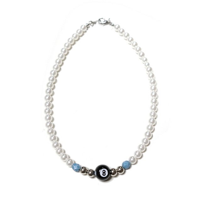 【Cat & Parfum】Eight Ball Beads Necklace