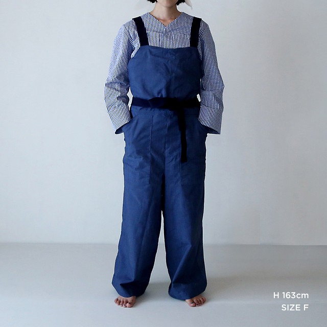 G-32 ズボン式前掛け 半々ストレッチ●
