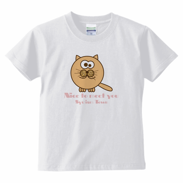 キッズ キャラクターデザインtシャツ イヌ Syuism