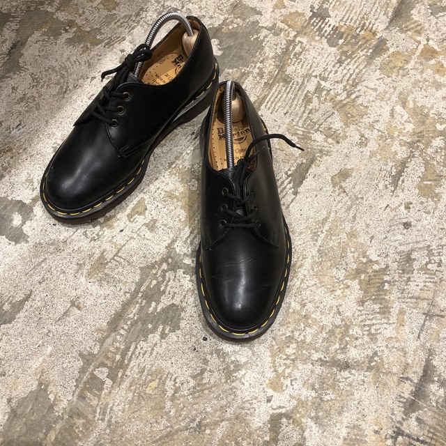 定番3ホール イングランド製 Dr Martens ドクターマーチン 3ホールブーツ 黒 5 5 高円寺古着 Slat Albatross Vintage