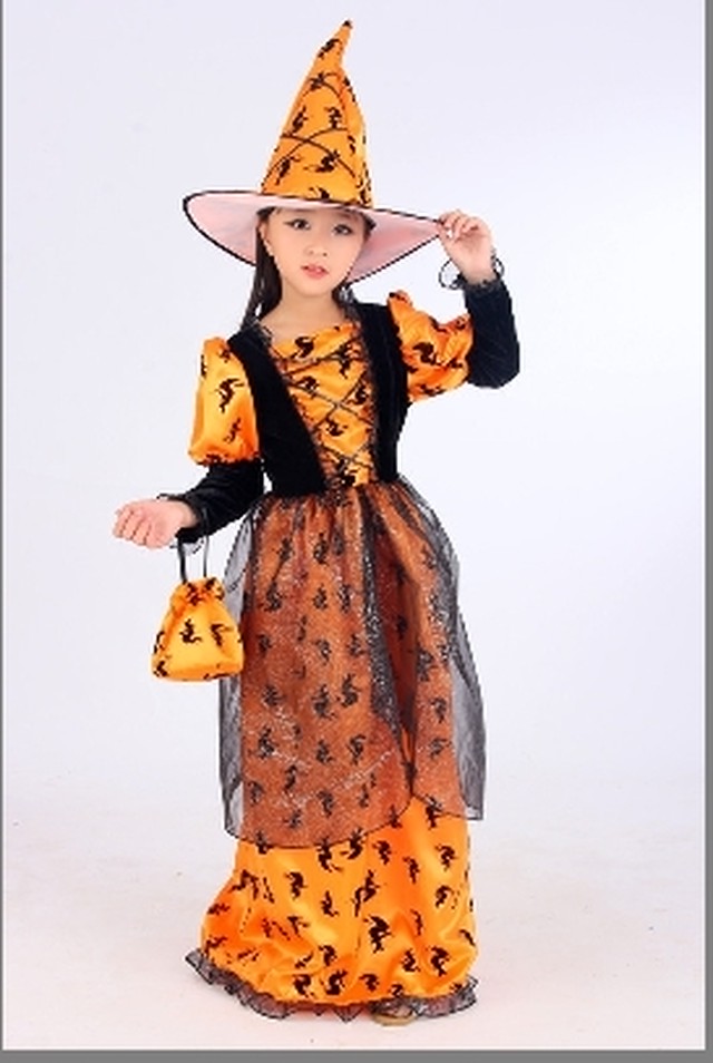 コスプレハロウィンのカボチャの魔女ドレス ｆｔ122 Kumanomi