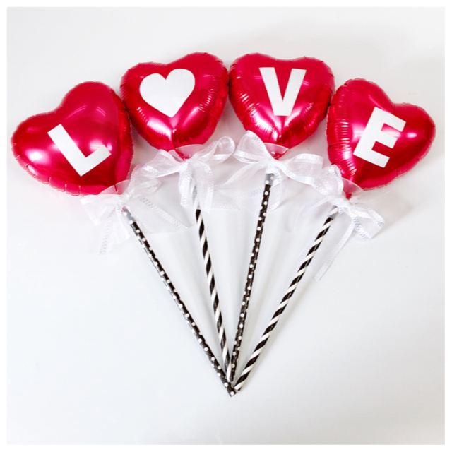 撮影に Love バルーンスティック バルーンステッキ パーティグッツ ハロウィン 仮装 Ritzmart