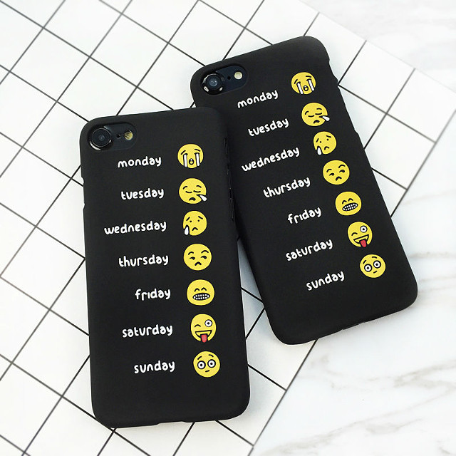 顔 絵文字 スタンプ ユニーク Iphone シェル型 ケース ブラック おもしろい Iphone 6 6s 6plus 6splus 7 7plus Ks128 Loverytrading