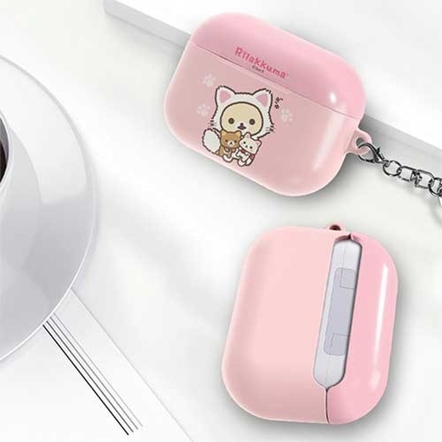 Airpodsproケース イヤホンケース エアーポッズプロ Pc ハードケース リラックマ Rilakkuma Sti 255 Hanholic Jp Iphoneケース スマホアクセサリー 輸入雑貨