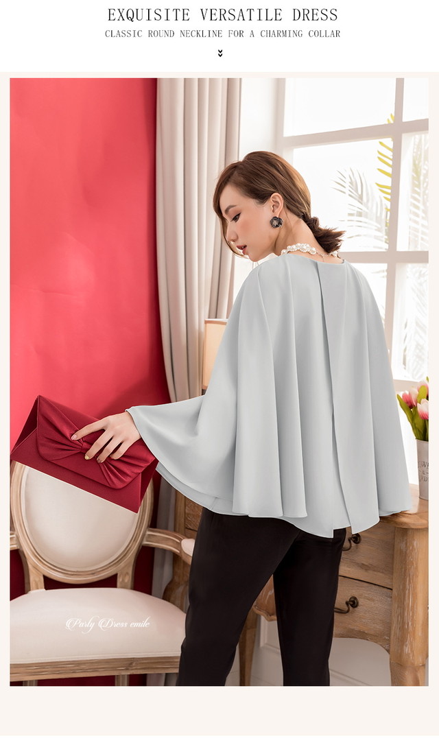 即日配送 送料無料 4way セットアップ 上下セット 2点セット パンツドレス パンツスーツ パーティードレス ドレス スーツ シフォン 袖有り ケープ フレア ノースリーブ 結婚式 二次会 披露宴 謝恩会 食事会 入学式 卒園式 参観日 学校行事 パーティ パーティー ブライダル