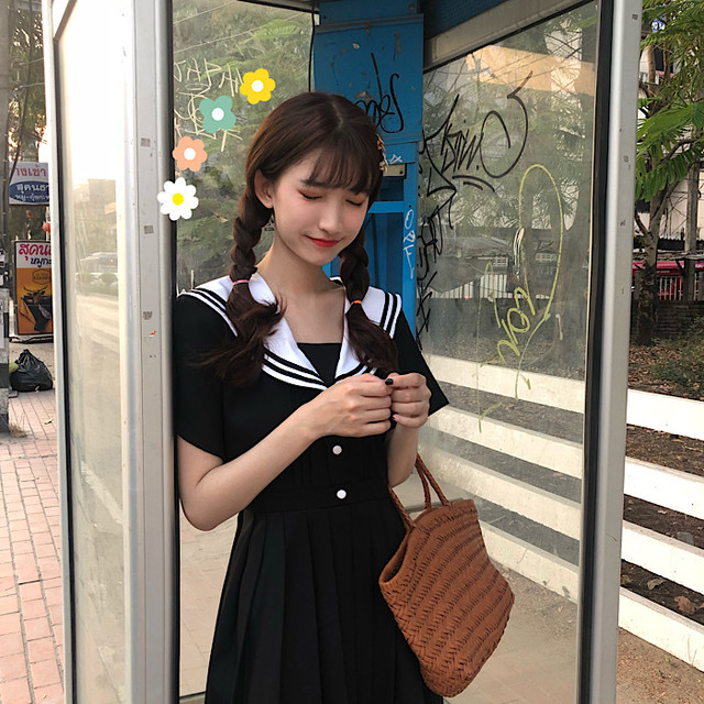 セーラー服風ワンピース Yurayurafan セーラー服風ワンピース Yurayurafan