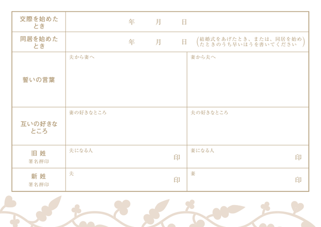 令和 デザイン婚姻届 Blue Bird White No 68 婚姻届 出生届製作所