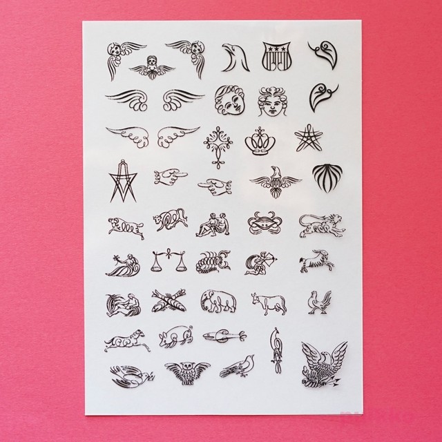 ヴィンテージイラスト レジン封入用フィルム Puikko